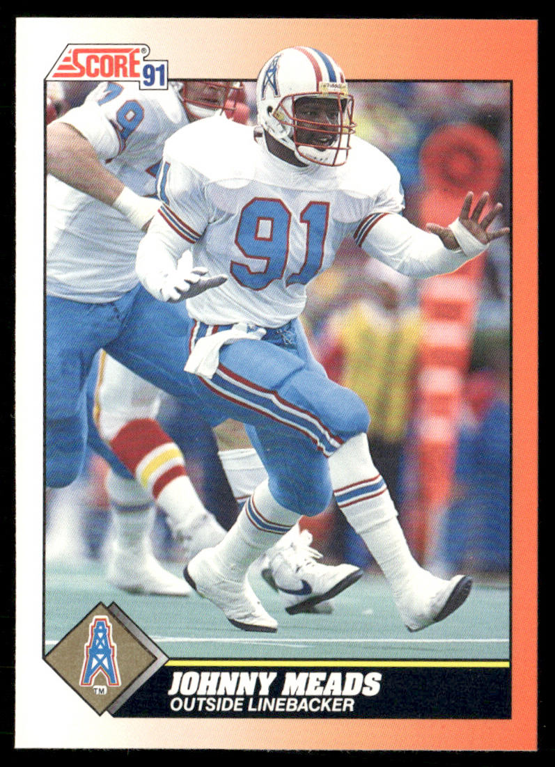 Johnny Meads 1991 Score #449 Houston Oilers