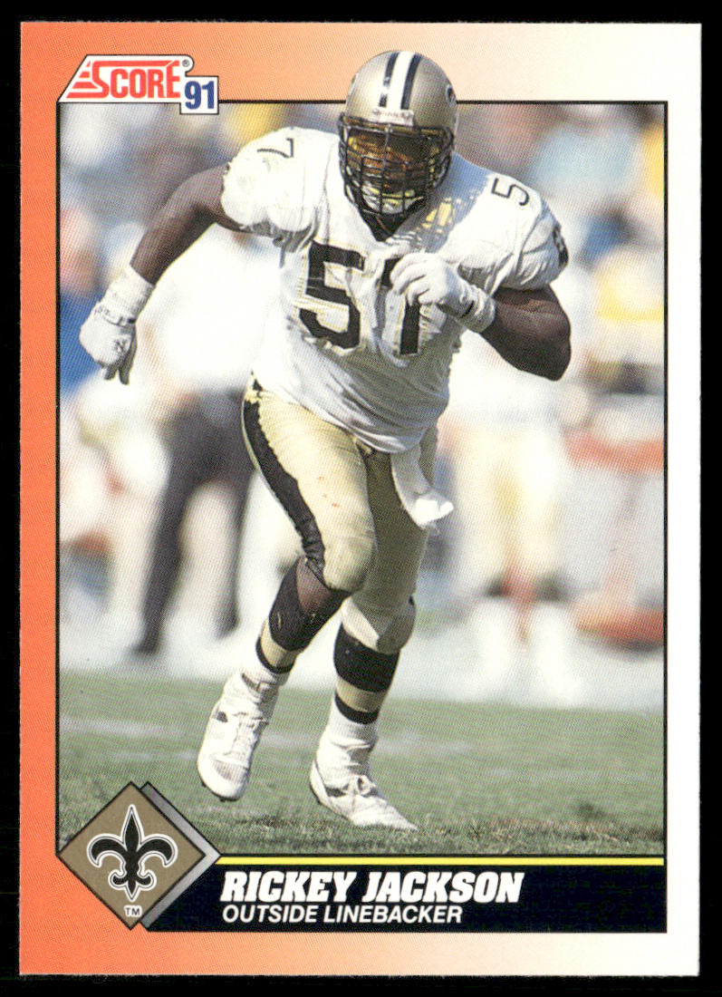 Rickey Jackson 1991 Score #450 New Orleans Saints