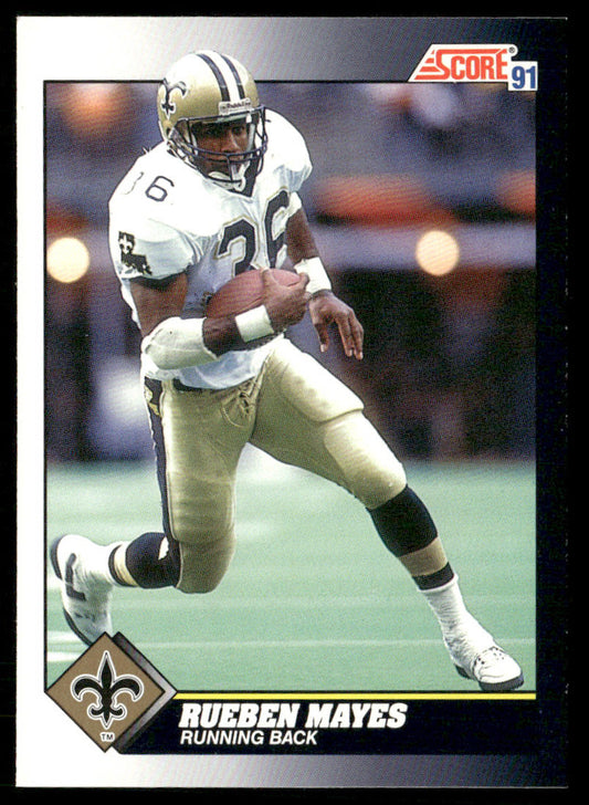 Rueben Mayes 1991 Score #461 New Orleans Saints
