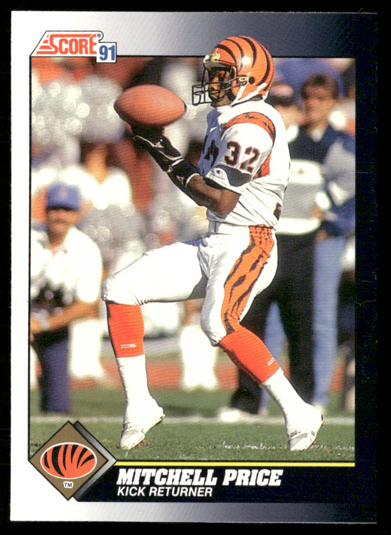 Mitchell Price 1991 Score #476 RC Cincinnati Bengals