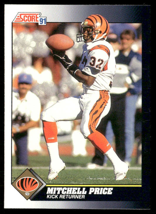 Mitchell Price 1991 Score #476 RC Cincinnati Bengals
