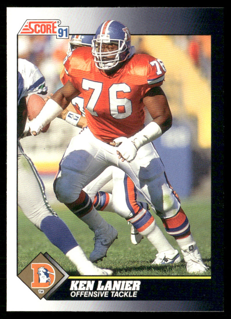 Ken Lanier 1991 Score #477 Denver Broncos