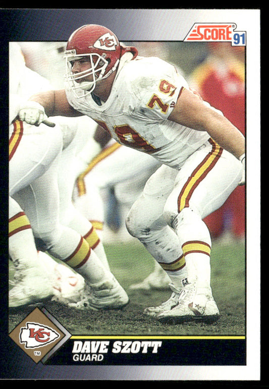 Dave Szott 1991 Score #483 Kansas City Chiefs