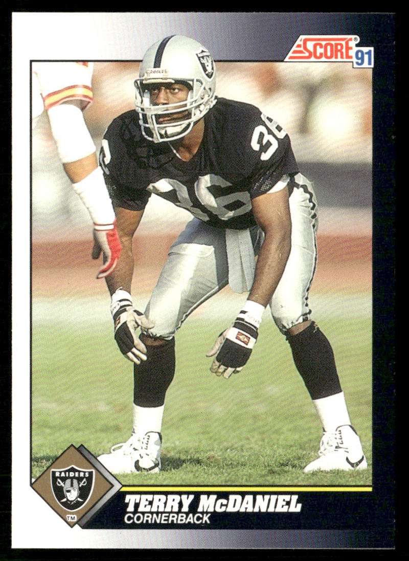 Terry McDaniel 1991 Score #497 Los Angeles Raiders