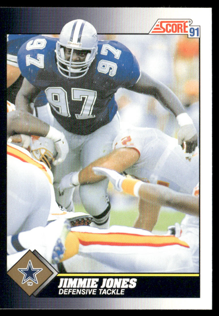 Jimmie Jones 1991 Score #503 Dallas Cowboys