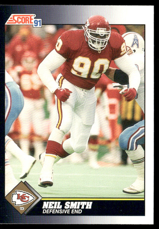 Neil Smith 1991 Score #507 Kansas City Chiefs