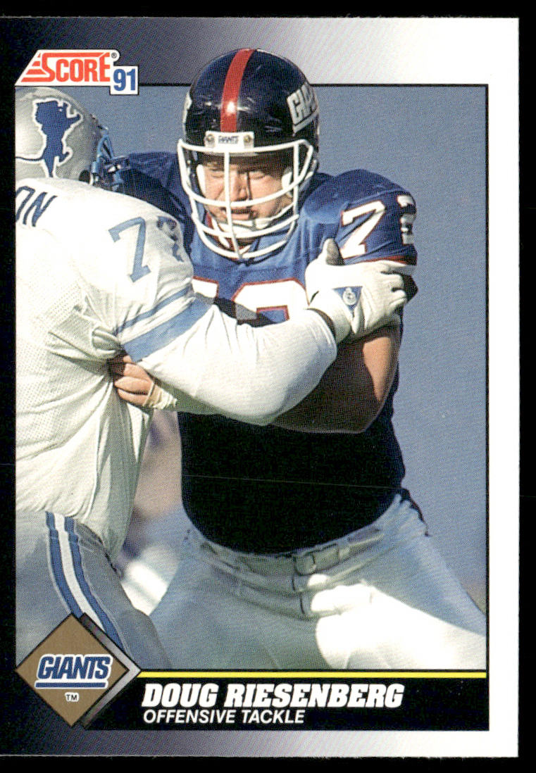 Doug Riesenberg 1991 Score #531 New York Giants