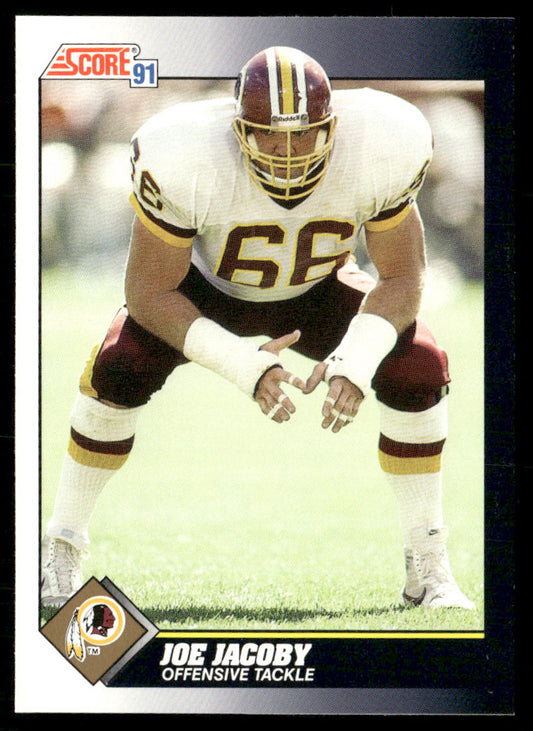 Joe Jacoby 1991 Score #532 Washington Redskins