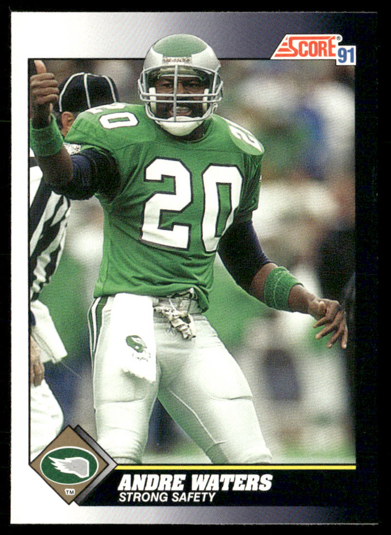 Andre Waters 1991 Score #536 Philadelphia Eagles