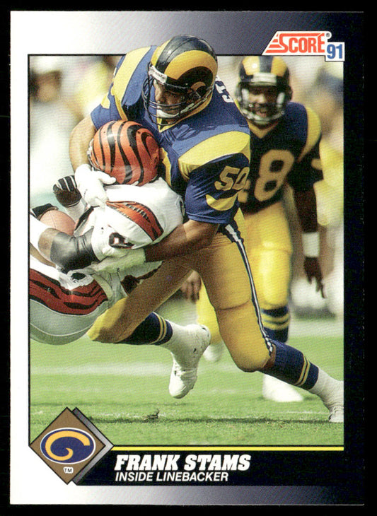 Frank Stams 1991 Score #540 Los Angeles Rams