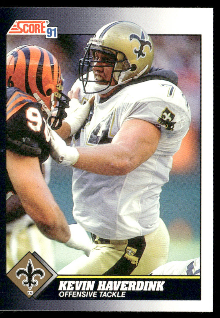 Kevin Haverdink 1991 Score #543 New Orleans Saints
