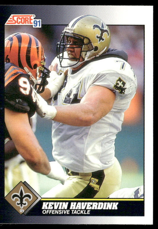 Kevin Haverdink 1991 Score #543 New Orleans Saints