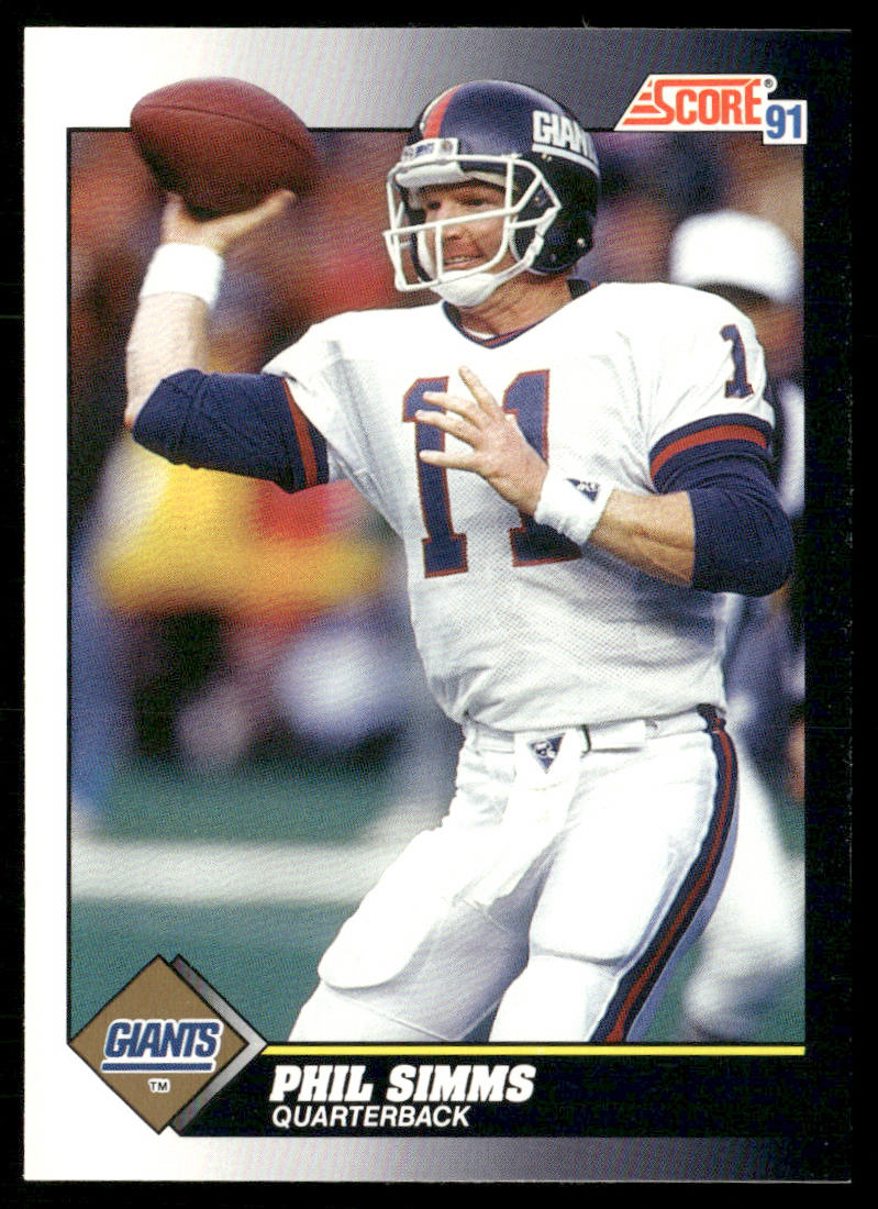 Phil Simms 1991 Score #555 New York Giants