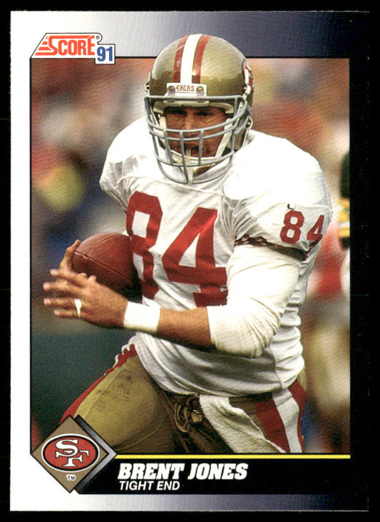 Brent Jones 1991 Score #556 San Francisco 49ers