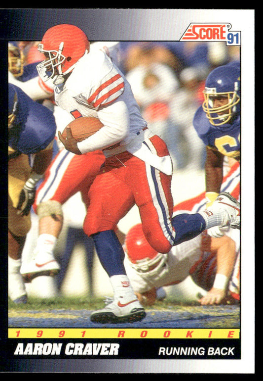 Aaron Craver 1991 Score #564a RC Miami Dolphins