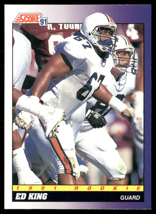 Ed King 1991 Score #572 RC Auburn Tigers