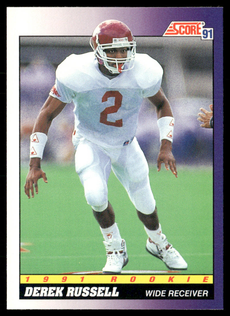 Derek Russell 1991 Score #576 RC Arkansas Razorbacks