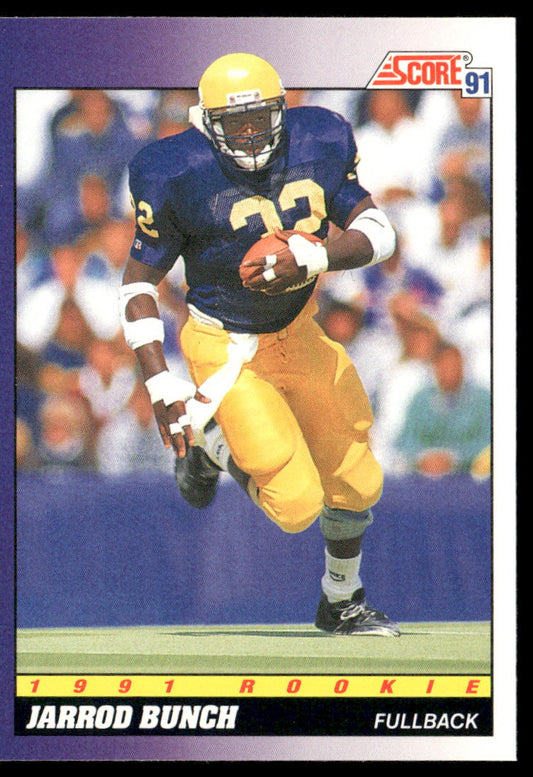 Jarrod Bunch 1991 Score #581 RC Michigan Wolverines