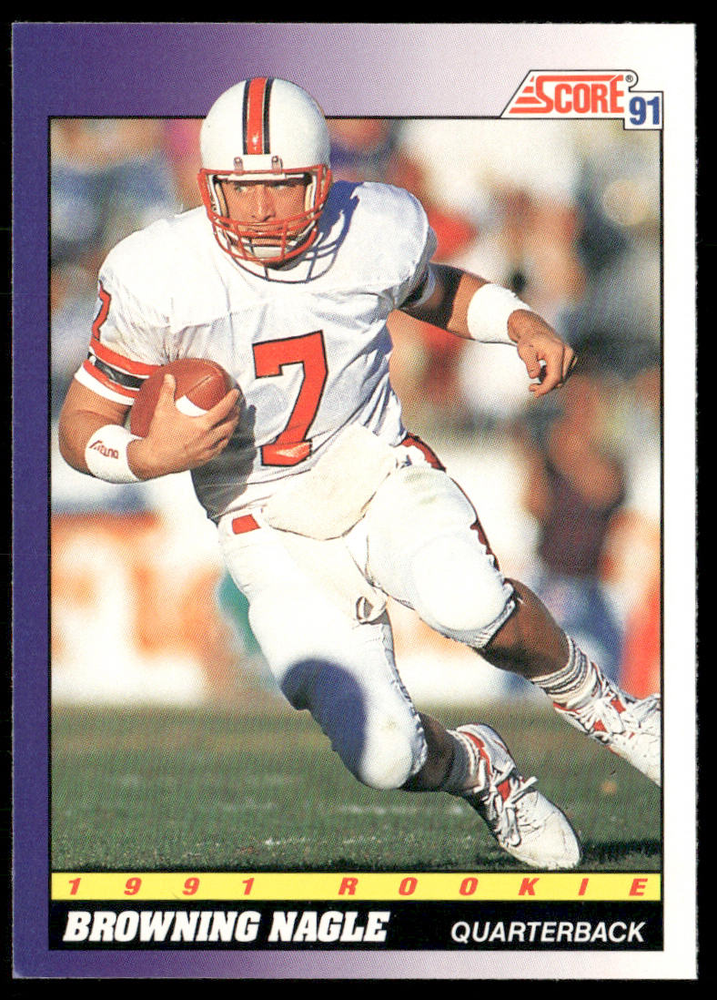 Browning Nagle 1991 Score #583 RC Louisville Cardinals
