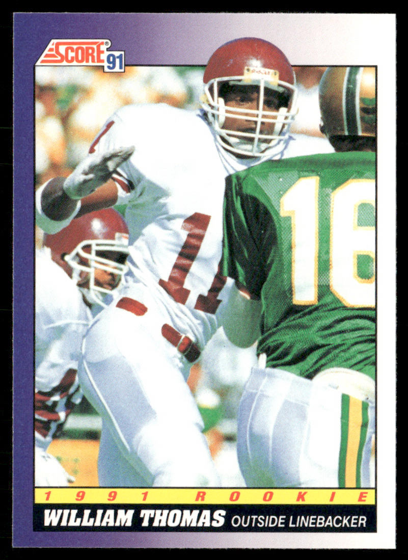 William Thomas 1991 Score #585 RC Texas A&M Aggies