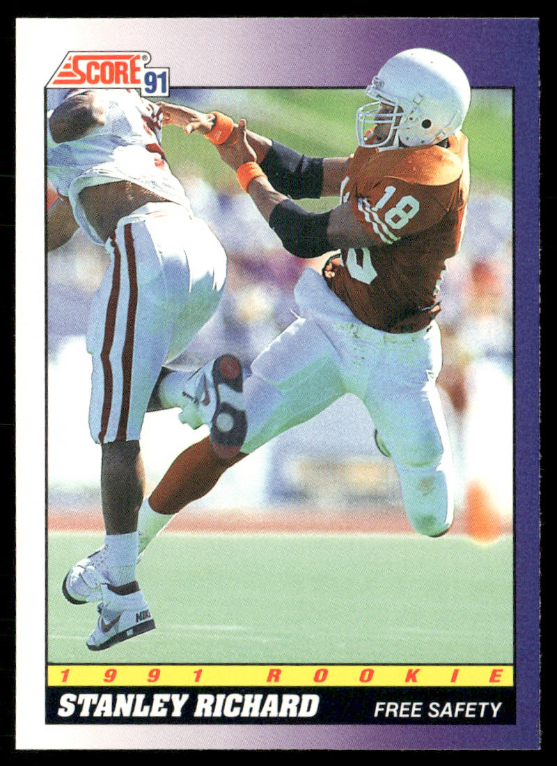Stanley Richard 1991 Score #586 RC Texas Longhorns