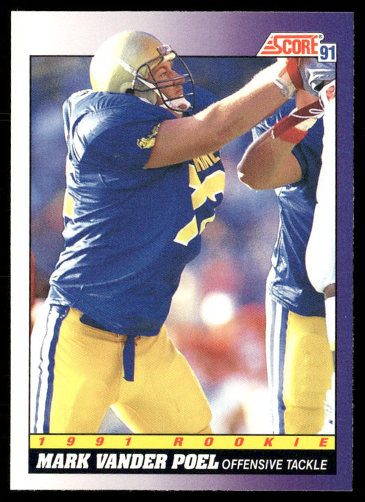 Mark Vander Poel 1991 Score #591 RC Colorado Buffaloes