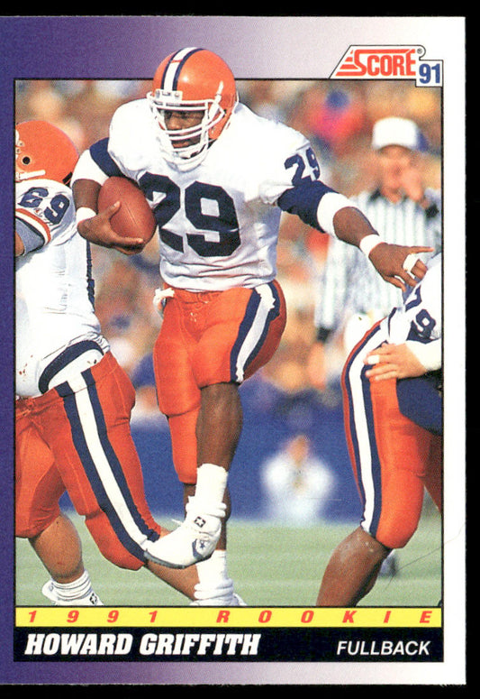 Howard Griffith 1991 Score #602 RC Illinois Fighting Illini