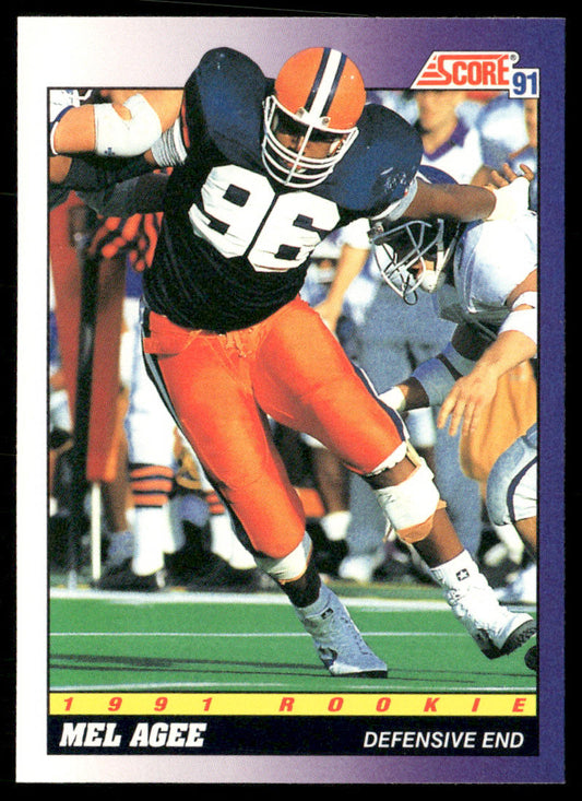 Mel Agee 1991 Score #605 RC Illinois Fighting Illini