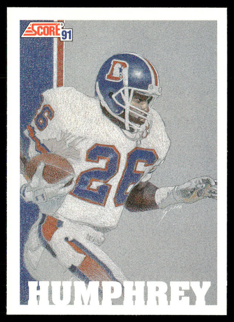 Bobby Humphrey 1991 Score #624 Denver Broncos