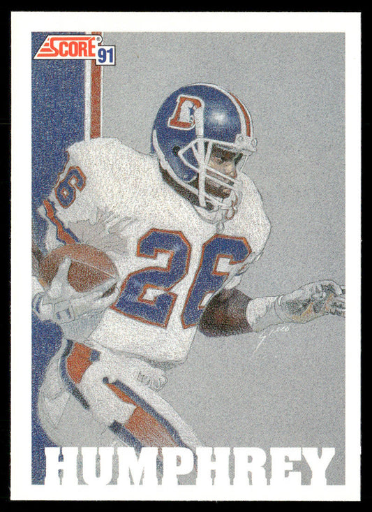 Bobby Humphrey 1991 Score #624 Denver Broncos