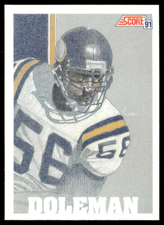 Chris Doleman 1991 Score #647 Minnesota Vikings