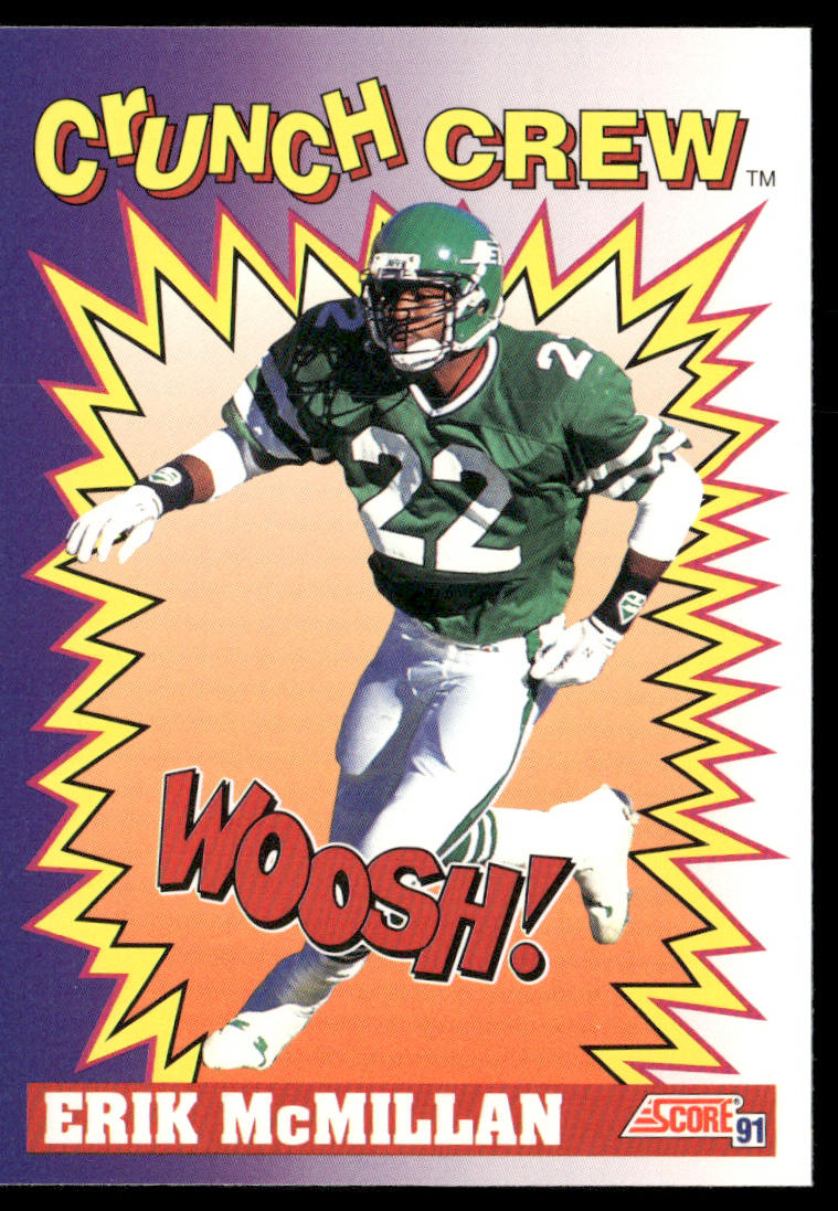 Erik McMillan 1991 Score #649 New York Jets