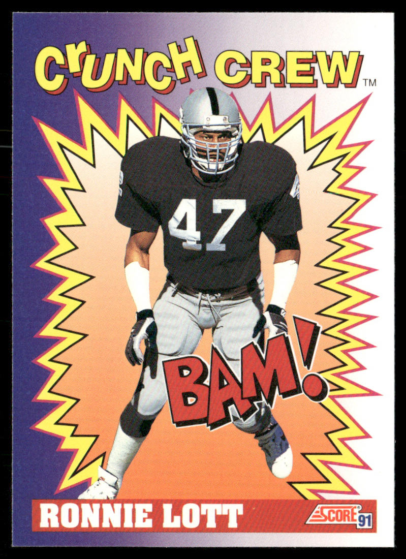 Ronnie Lott 1991 Score #651 Los Angeles Raiders