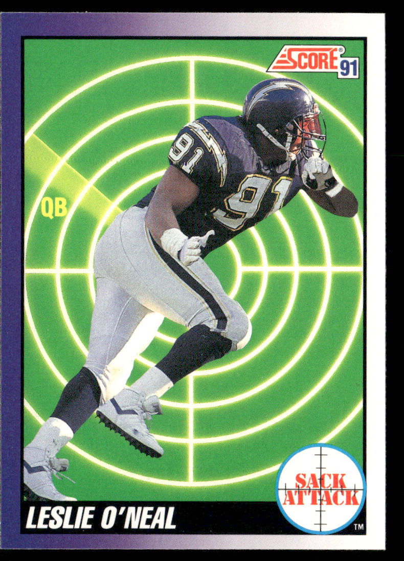 Leslie O'Neal 1991 Score #657 San Diego Chargers