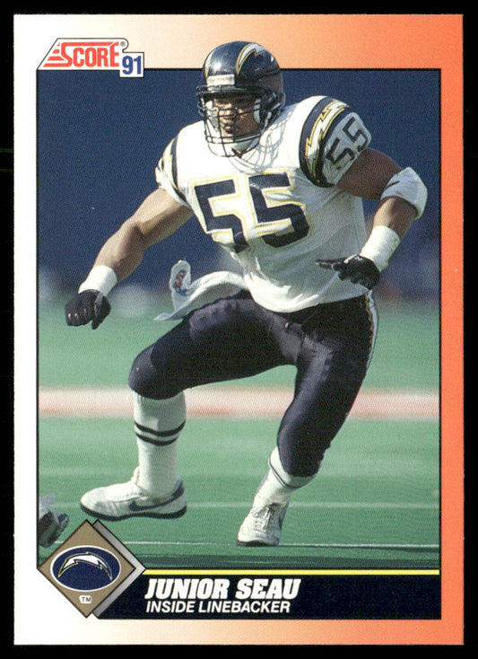 Junior Seau 1991 Score #354 San Diego Chargers