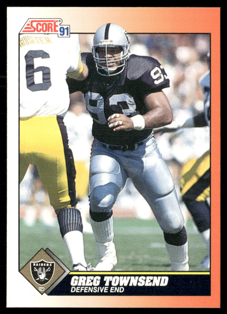 Greg Townsend 1991 Score #361 Los Angeles Raiders