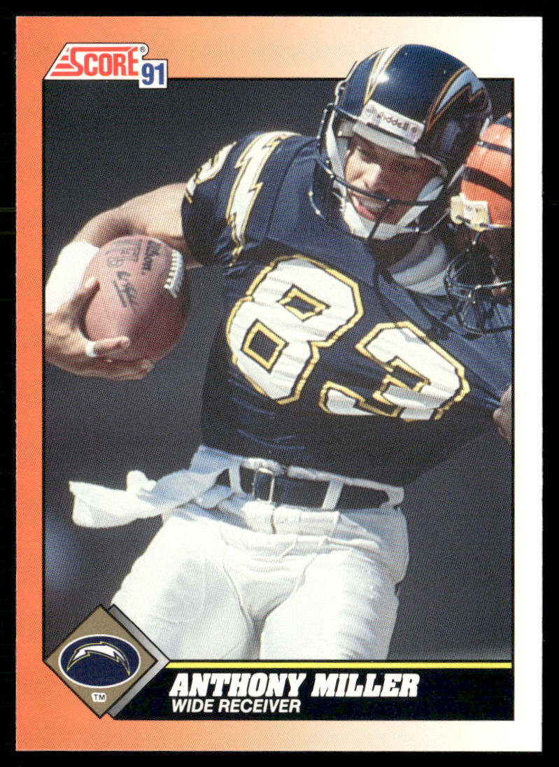 Anthony Miller 1991 Score #370 San Diego Chargers