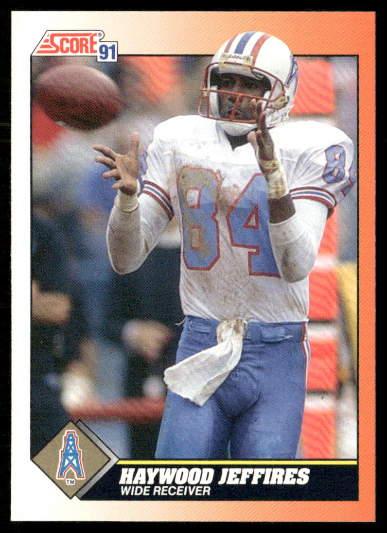 Haywood Jeffires 1991 Score #377 Houston Oilers