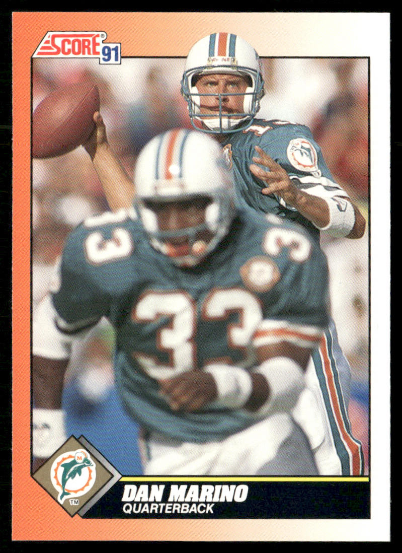 Dan Marino 1991 Score #385 Miami Dolphins