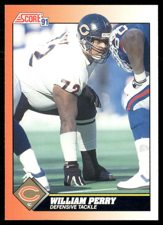 William Perry 1991 Score #390 Chicago Bears