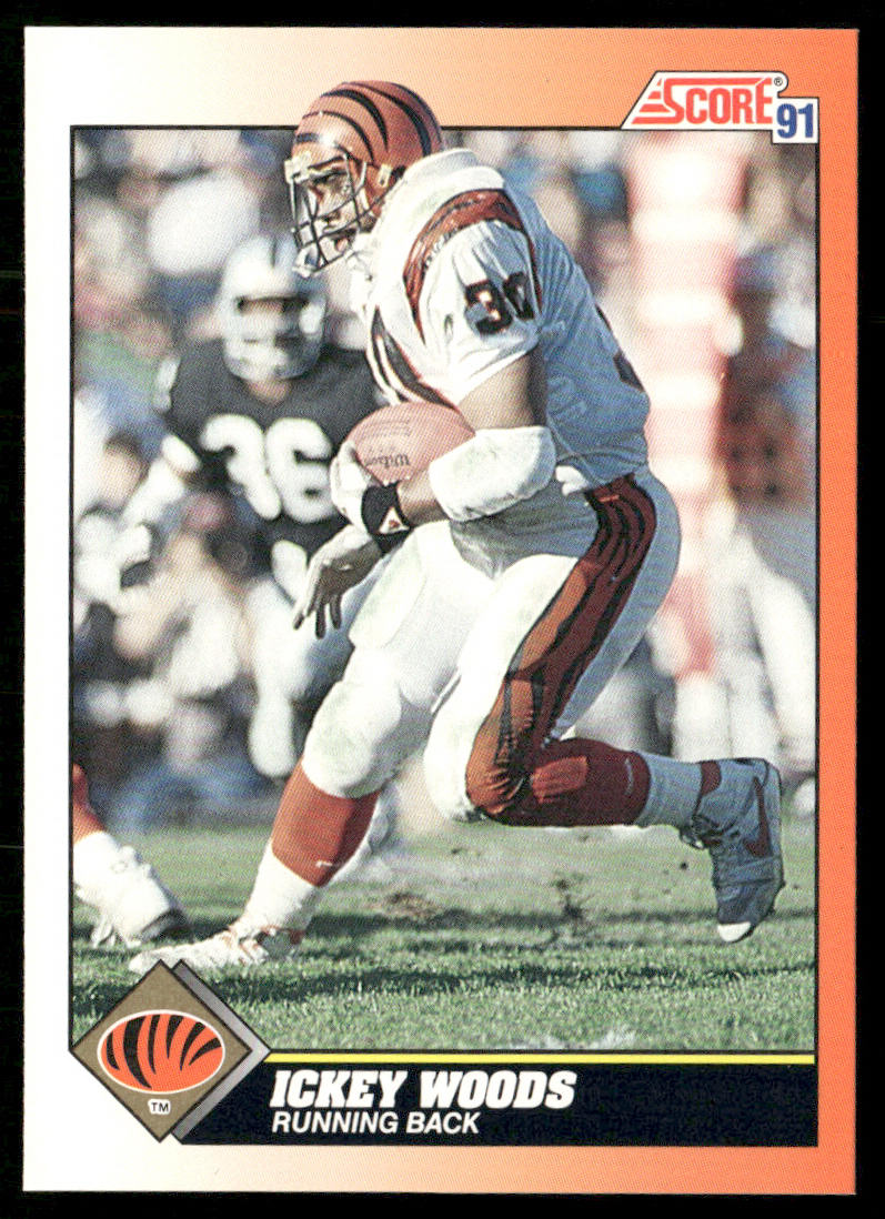 Ickey Woods 1991 Score #393 Cincinnati Bengals