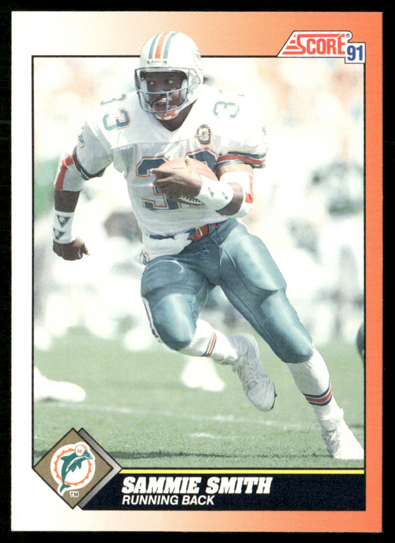 Sammie Smith 1991 Score #397 Miami Dolphins