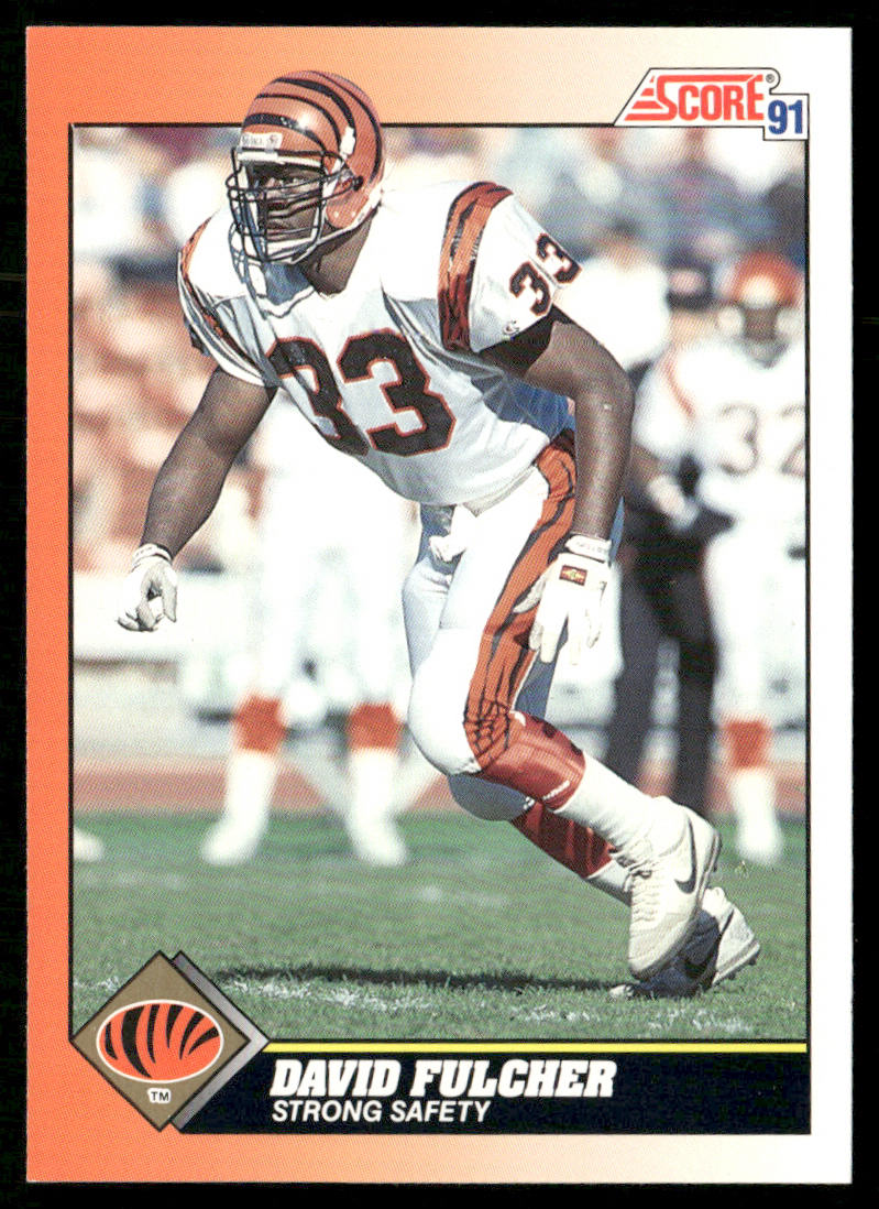 David Fulcher 1991 Score #405 Cincinnati Bengals
