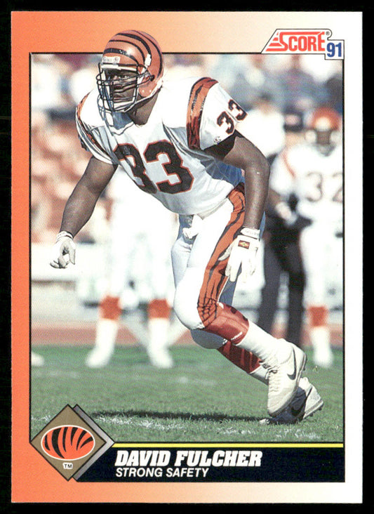 David Fulcher 1991 Score #405 Cincinnati Bengals
