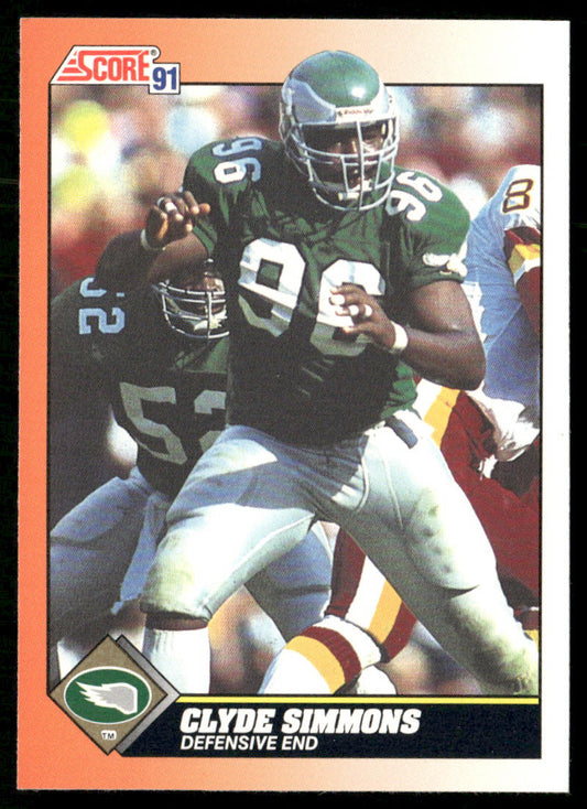 Clyde Simmons 1991 Score #446 Philadelphia Eagles