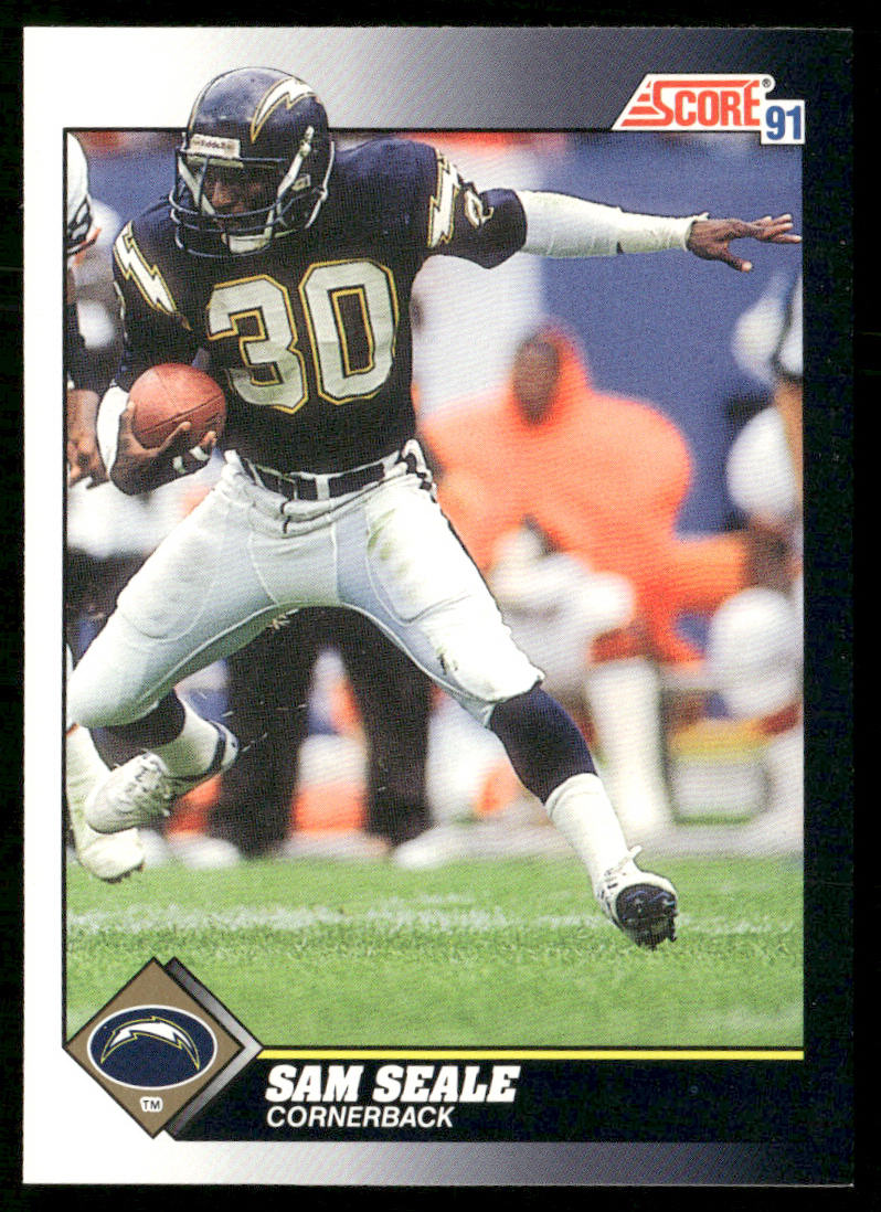 Sam Seale 1991 Score #473 RC San Diego Chargers