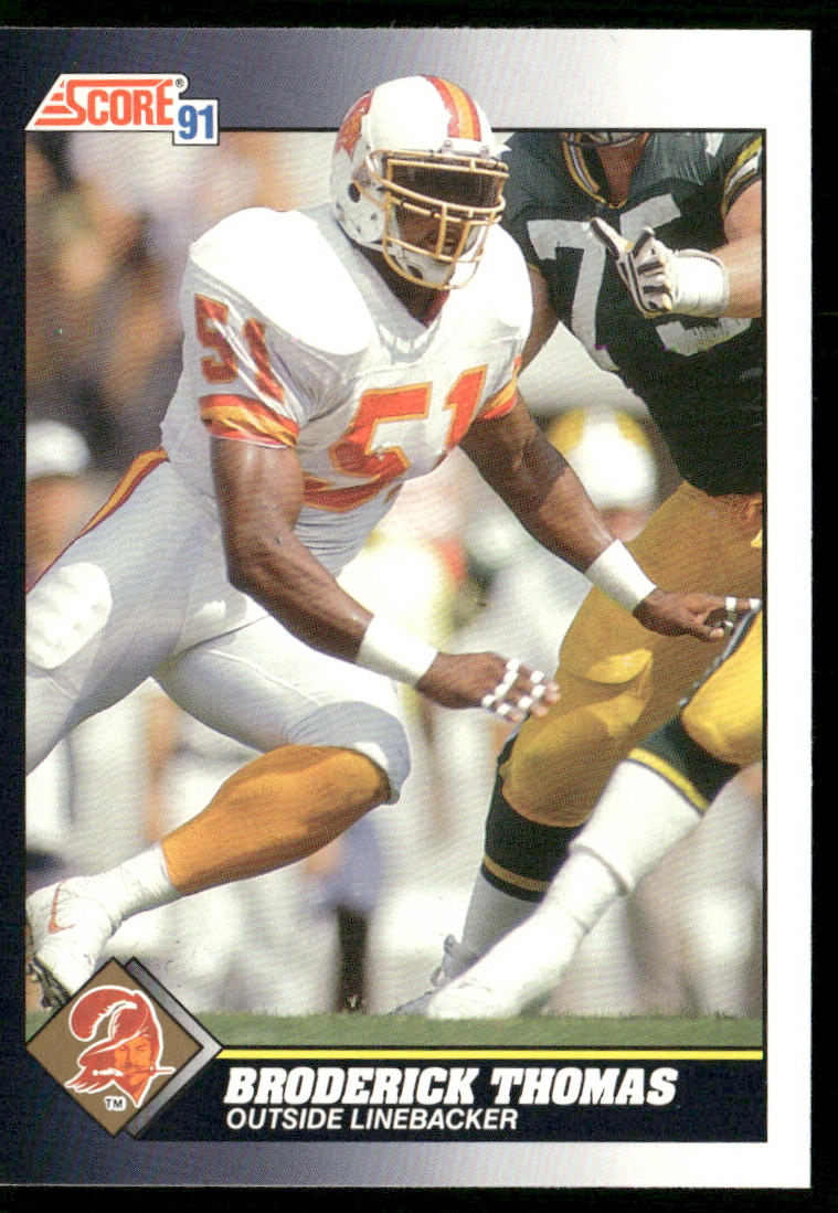 Broderick Thomas 1991 Score #510 Tampa Bay Buccaneers