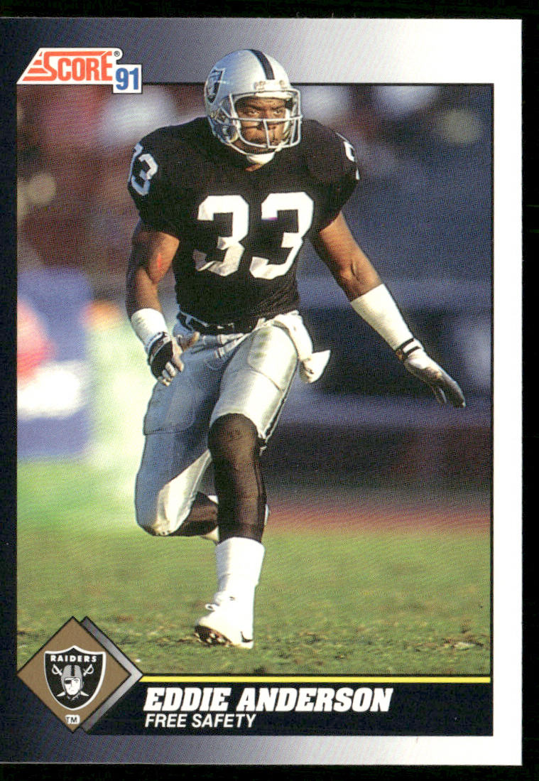 Eddie Anderson 1991 Score #525 Los Angeles Raiders