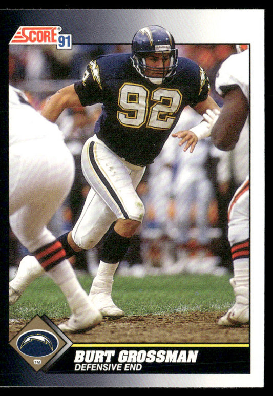Burt Grossman 1991 Score #551 San Diego Chargers