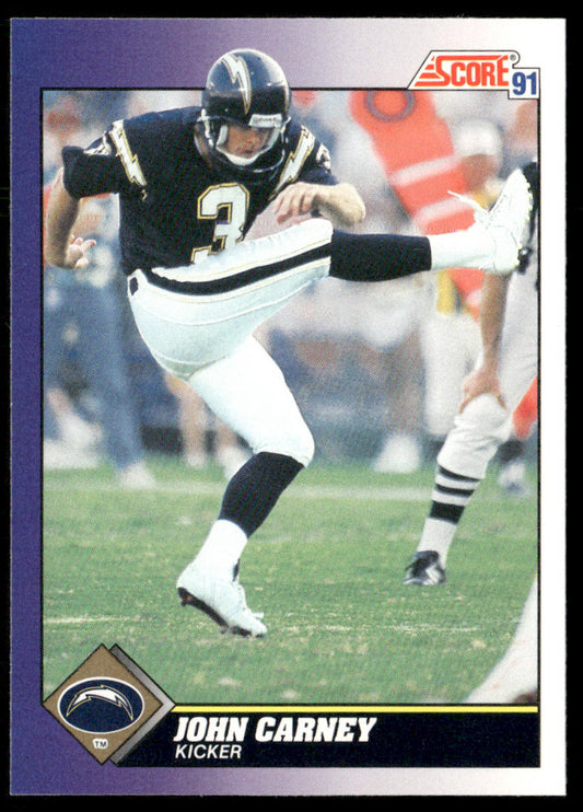 John Carney 1991 Score #590 San Diego Chargers